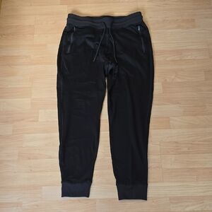 90 Degree By Reflex Black Men Joggers Sweatpants Side Pockets Size M